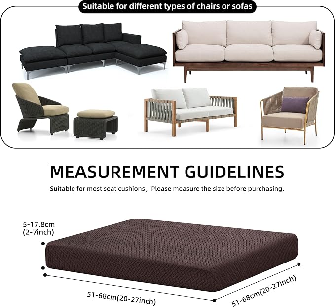 Outdoor Cushion Covers Set, Replacement - Image 2