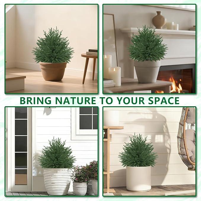 Artificial Norfolk Topiary Cedar Trees - Image 6