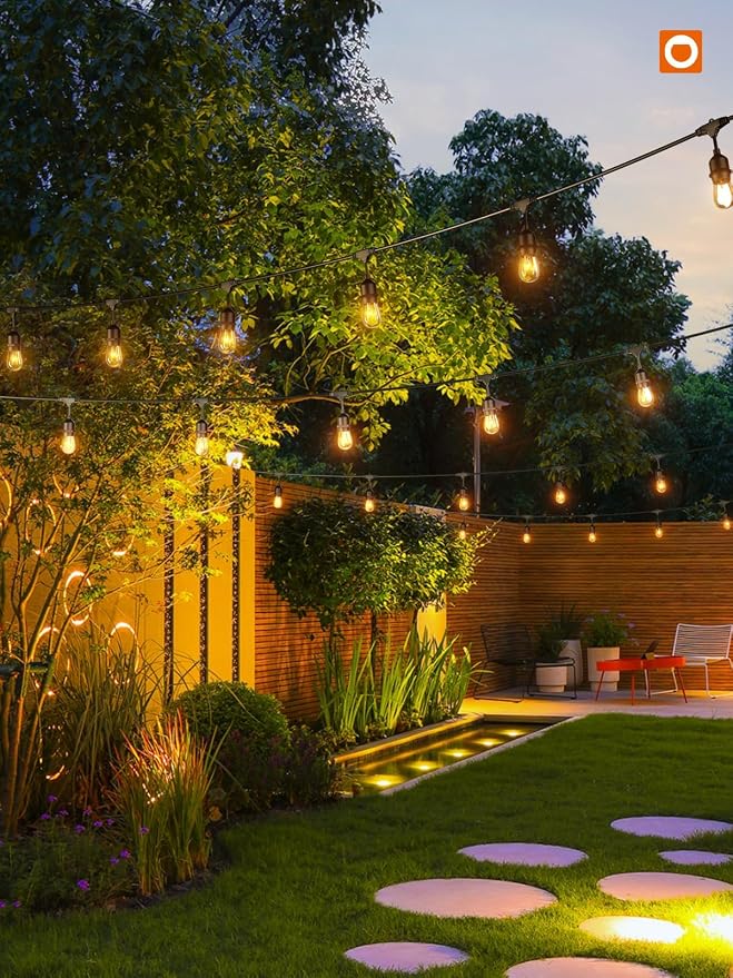 addlon 96FT Outdoor String Lights Commercial Grade Weatherproof Strand - Image 7