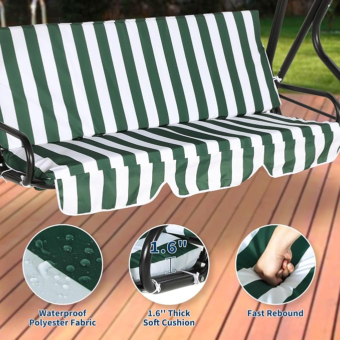 GarveeLife Outdoor Porch Swing Chair - Image 6