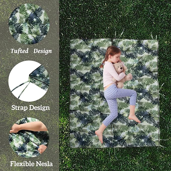 Outside Benches Cushion with Backrest, Thicken Waterproof Swing Cushions 2/3 - Image 5