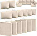 14 Pcs Outdoor Cushion Slipcovers Outdoor Patio Cushion Covers Replacement by Snubbull
