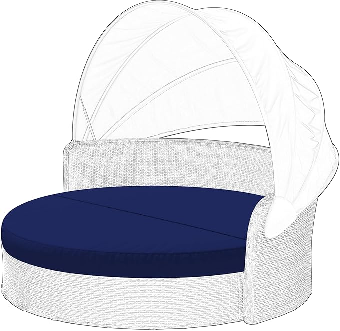 Outdoor Daybed Cushion Cover, Outdoor Waterproof and Fade-Resistant Sun Bed by Cethytirko