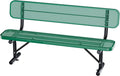 6FT/72INCH Heavy Duty Metal Park Bench by Unknown
