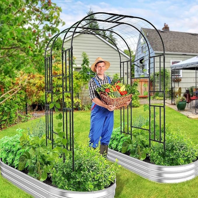 DoCred Large Garden Arch Trellis - Image 2