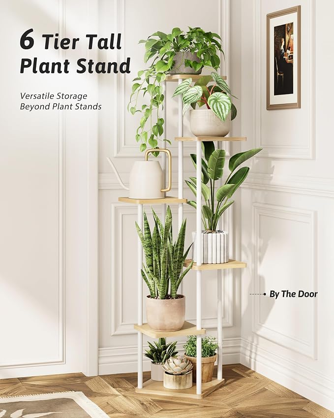 Tall Plant Stand Indoor 6 Tiered Plant Shelf - Image 4