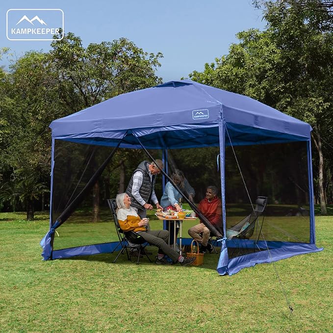 KAMPKEEPER 10x10 Pop-Up Canopy Tent, Waterproof Portable Shade - Image 6