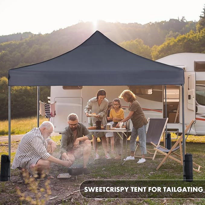 OLIXIS 10x10 Ft Pop Up Canopy Tent, Waterproof Portable Outdoor Shade Canopy - Image 7