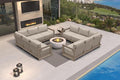 PURPLE LEAF Patio Furniture Set L-Shaped Outdoor Couch by Unknown