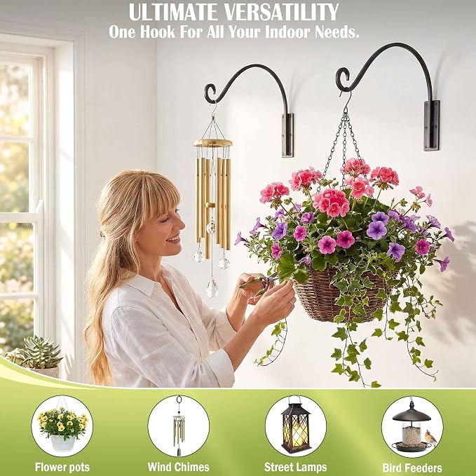 Qiang Ni Heavy-Duty Plant Hanger Outdoor: 100 lbs Hanging Plant Hook - Image 9