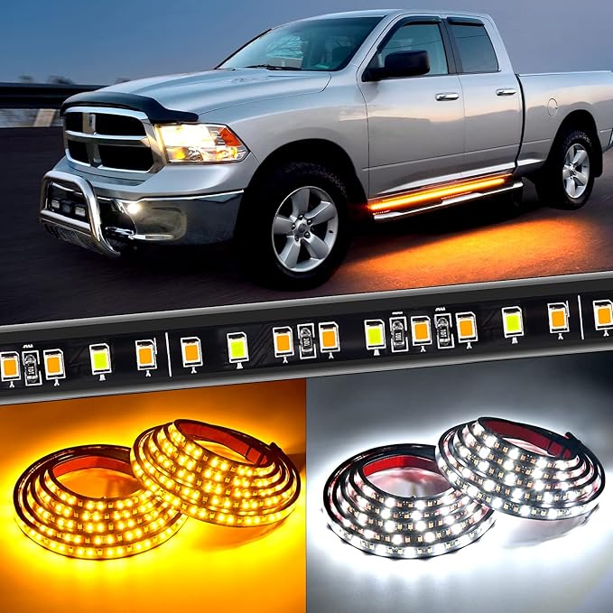 Nilight Truck LED Running Board Lights 2PCS 70 Inch LED Side Maker Light by Nilight