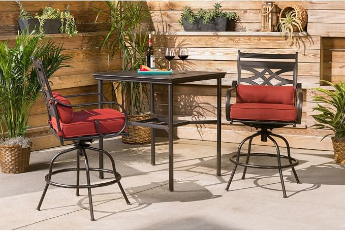 Hanover Montclair Outdoor Patio Conversation Set - Image 2