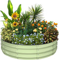 Kesfitt Round Raised Garden Bed, Open-Bottom Design, 12-Inch Deep Outdoor by Kesfitt