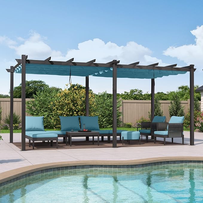 PURPLE LEAF 12' X 18' Outdoor Pergola by PURPLELEAF