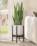 Adjustable Plant Stand Indoor, Bamboo Plant Stand Fits 8 9 10 11 12 Inches by Gentingbro