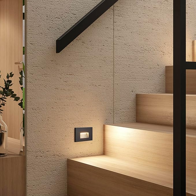 Maxxima Horizontal LED Step Light, Indoor/Outdoor Stair Light, 3 CCT Color - Image 4