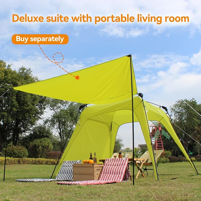 8.2'x8.2' Pop Up Canopy Tent, 3 Minutes Quick Setup Instant Canopy - Image 2