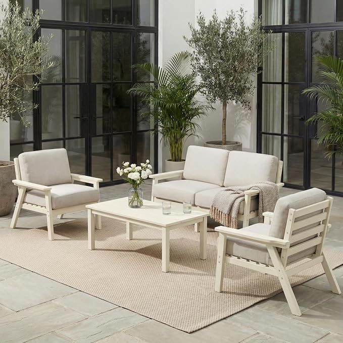 Patio Furniture Set, HDPE Outdoor Sofa Set by YourPerfectOutdoorEscape
