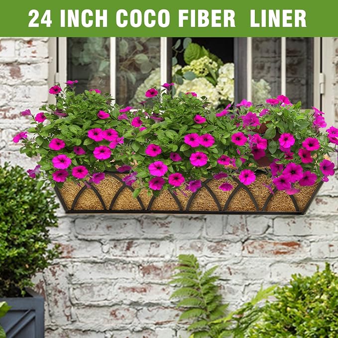 2 Pack 24 Inch Trough Coconut Liners - Image 4