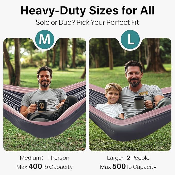 Kootek Camping Hammock, Portable Hammocks - Image 2