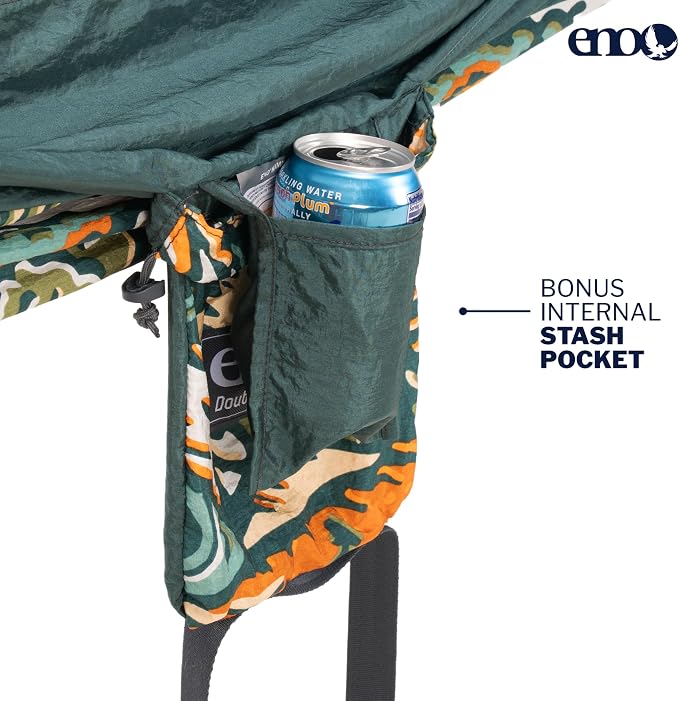 ENO, Eagles Nest Outfitters DoubleNest Lightweight Camping Hammock, 1 to 2 - Image 3