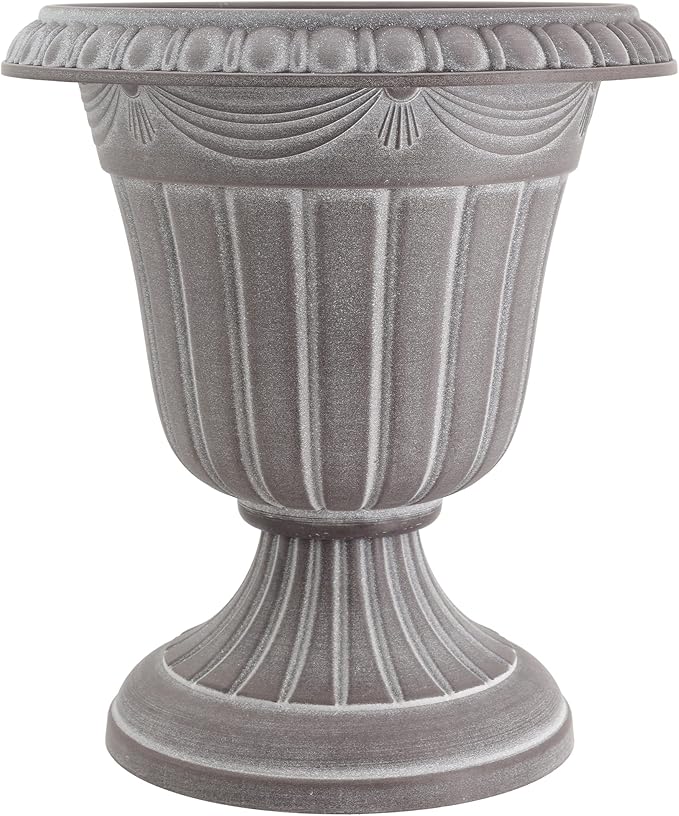 Arcadia Garden Products PL20WW Indoor/Outdoor Classic Traditional Plastic Urn by Unknown