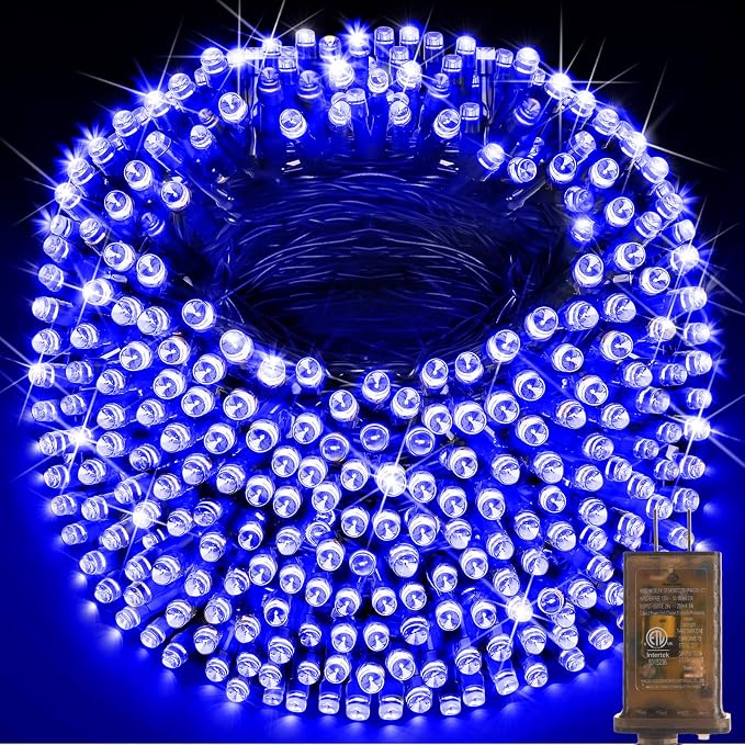 KNONEW 403ft 1000 LED Christmas Lights Outdoor String Light by KNONEW