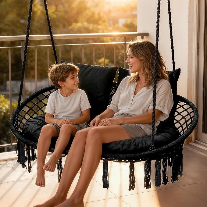 Magshion Double Hammock Swing Chair - Image 3