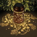 Solar Lanterns Outdoor Waterproof Hummingbird Garden Decor Gifts by Tepaken