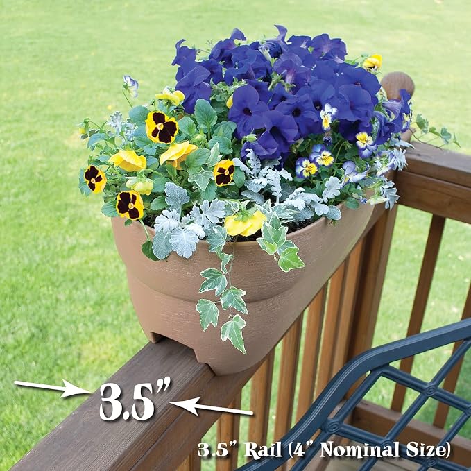 EMSCO Group Bloomers Railing Planter - Image 3