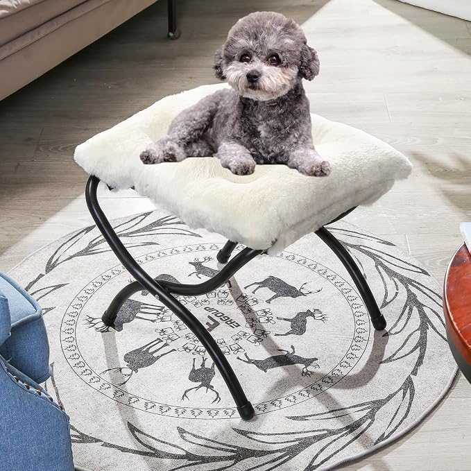 15" Foldable Foot Stool Ottoman - Image 5