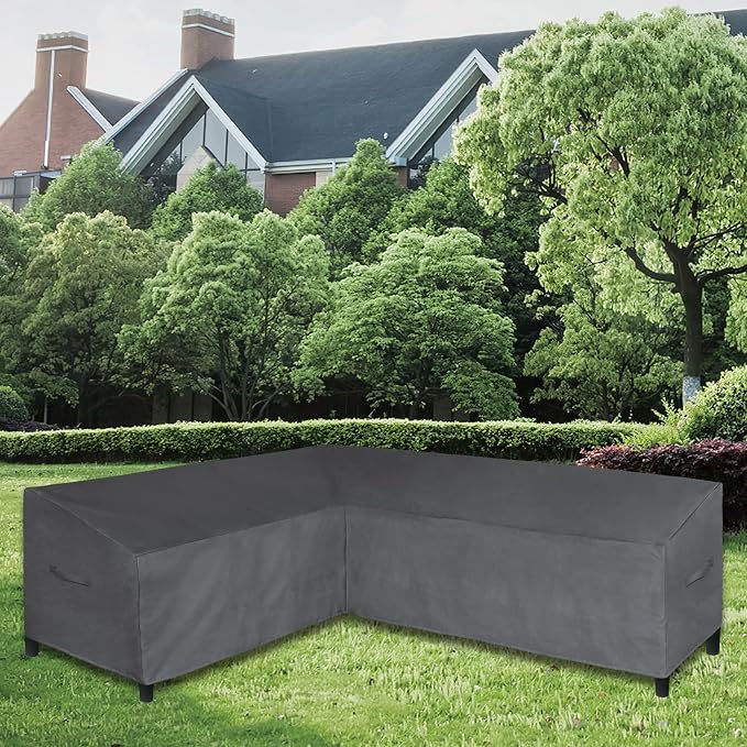 Easy-Going Patio L-Shaped Sectional Sofa Cover, 83“X104 Waterproof Outdoor - Image 2