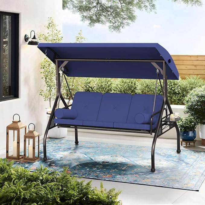 Oakcloud 3-Seat Outdoor Porch Swing - Image 6
