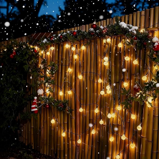 Solar String Lights Outdoor Waterproof IP65 9.3 Feet Patio Lights - Image 6