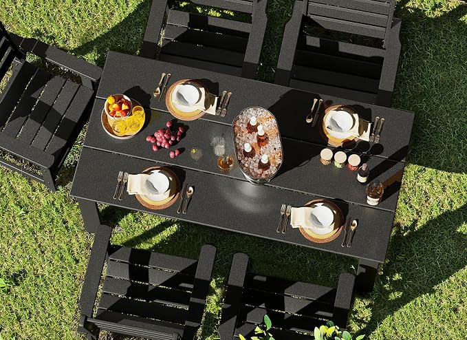 GREENVINES 5-Piece Outdoor Dining Set | HDPE | Patio Table and Chairs Sets - Image 4