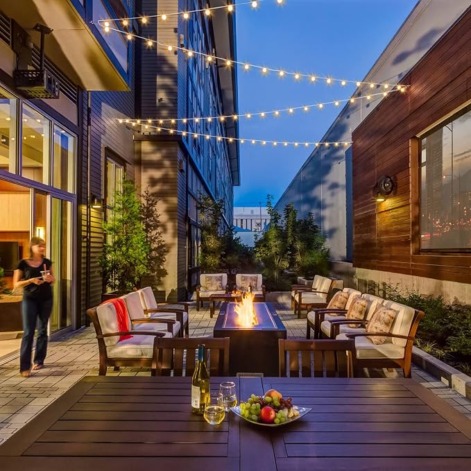 Mlambert 50Ft Outdoor String Lights, G40 Globe Patio Lights - Image 7