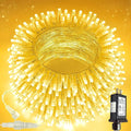Connectable 100 LED String Lights Indoor Outdoor, 33FT Warm White Christmas by SANJICHA