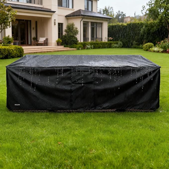 Rectangular Patio Furniture Covers, Upgraded 600D Heavy Duty Outdoor Furniture - Image 9