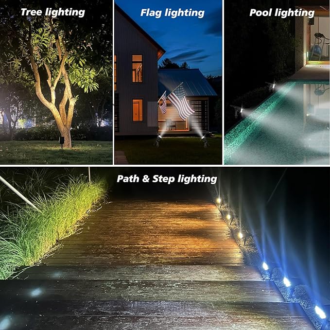 All-New Solar Spot Lights Outdoor Waterproof，20 LEDs Solar Tree Lights - Image 2