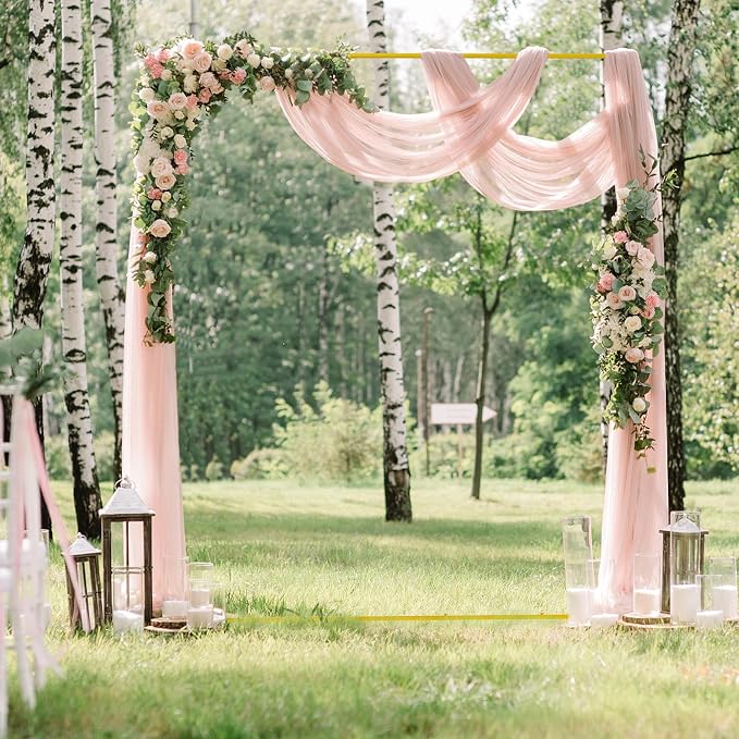 Wokceer Wedding Arch Backdrop Stand Square 7.2 x 6 FT Wedding Arches - Image 3