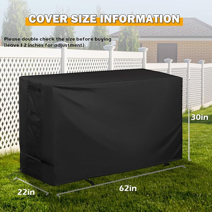 Patio Bistro Set Cover for 3 Piece Patio Set, Patio Table and Chairs Cover for - Image 7