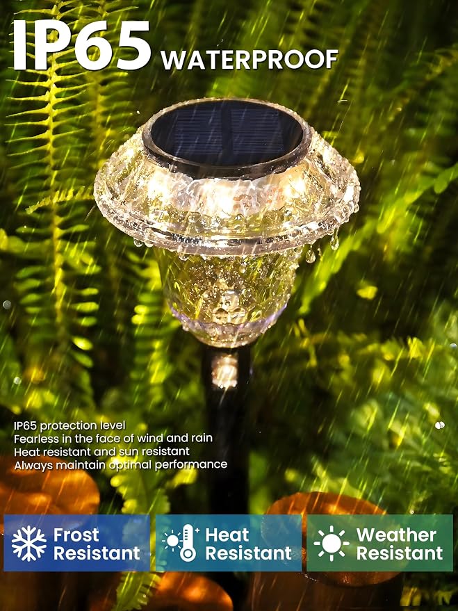 SOLPEX Solar Pathway Lights Garden Decor - Image 6