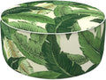 LVTXIII Outdoor/Indoor Round Inflatable Ottoman, All Weather Patio Footstool by LVTXIII