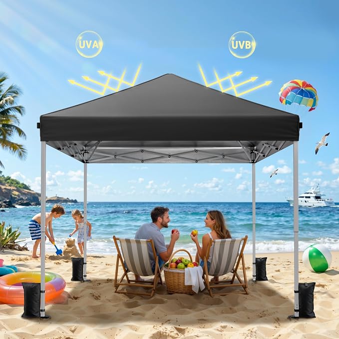 10x10 Pop Up Canopy Tent, Instant Setup Portable Canopy - Image 5