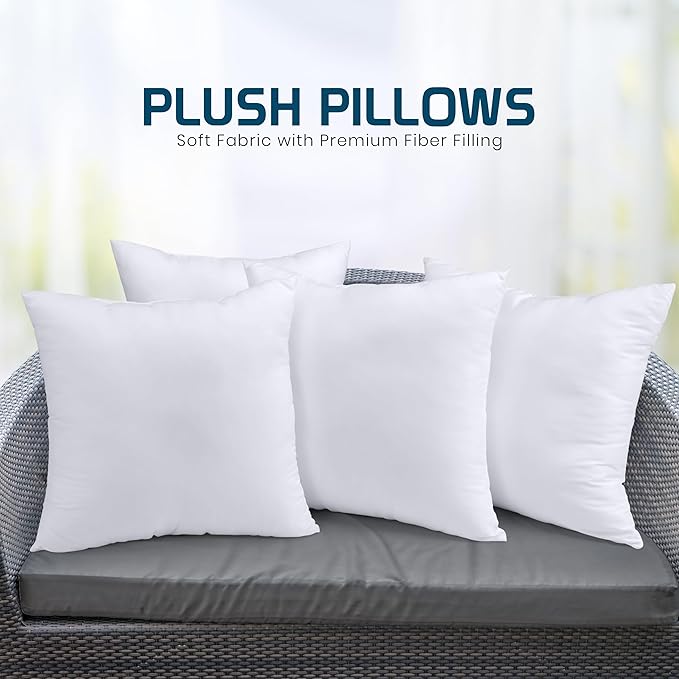 Utopia Bedding Throw Pillows – 22 x 22 Inches Down Alternative Pillows - Image 6