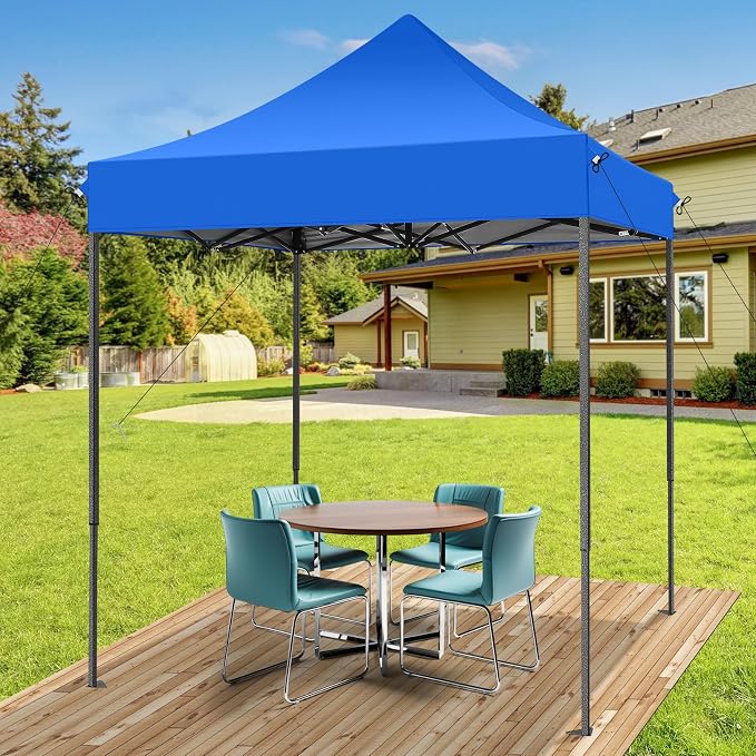 COBIZI 6.6x6.6 Pop up Canopy Tent Heavy Duty Without Sidewalls, Easy Set-up - Image 6