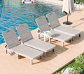 WACASA Outdoor Chaise Lounge Chairs Set of 4, Oversized Lounge Chairs by WACASA