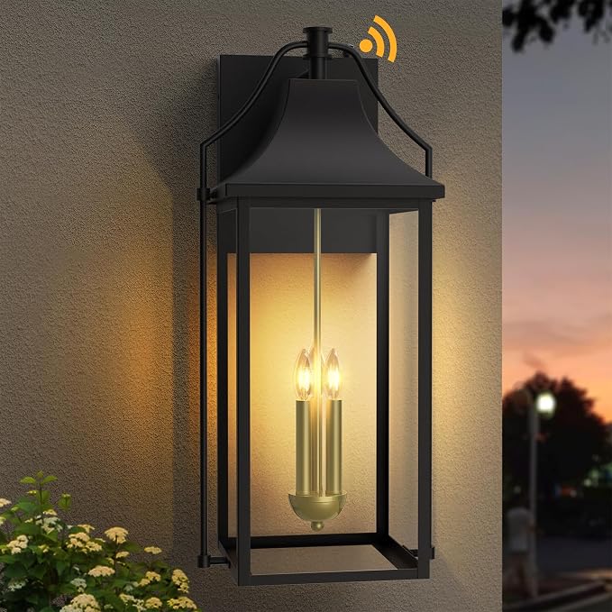 - Outdoor Wall Lights Fixtures, Large Size Dusk to Dawn Waterproof by Lawyettle