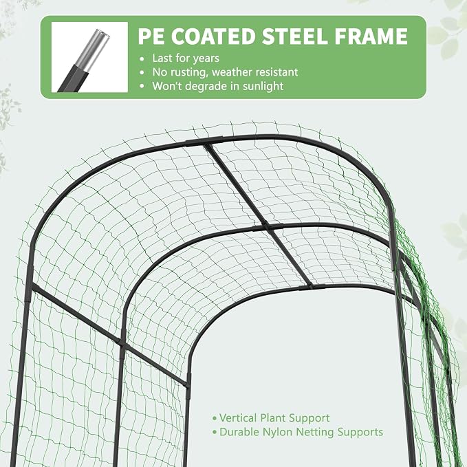 DoCred Tall Garden Arch Trellis - Image 3