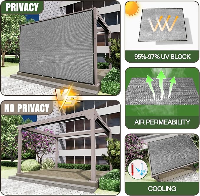3'x 6' Pergola Shade Cover - Image 4